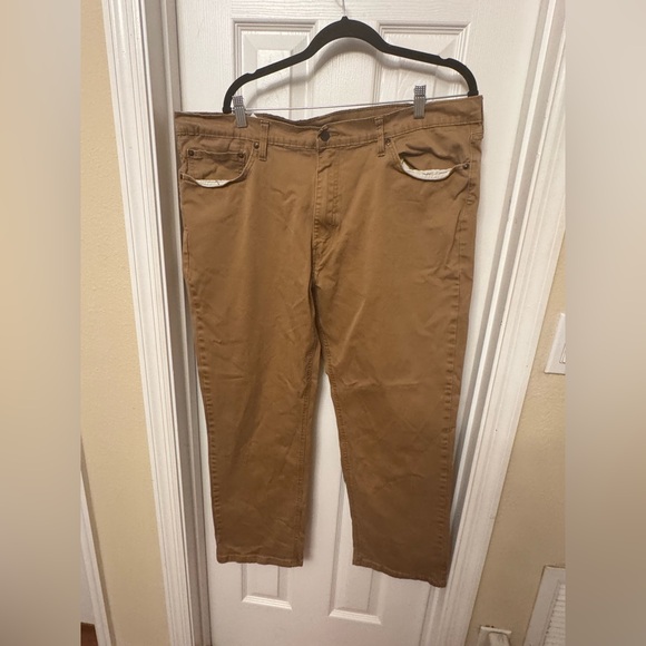 Levi Strauss Tan denim pants size 40 x 30 - Picture 1 of 3